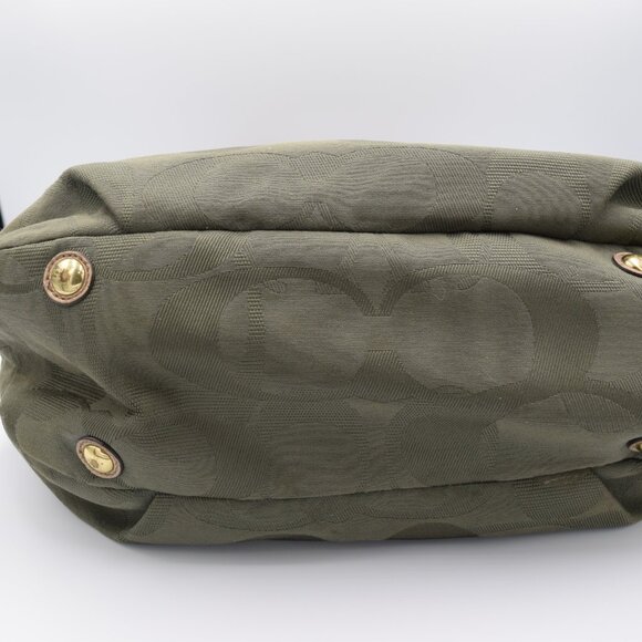 COACH 2011 Soho OP Art Canvas and Leather Tote - Picture 9 of 16